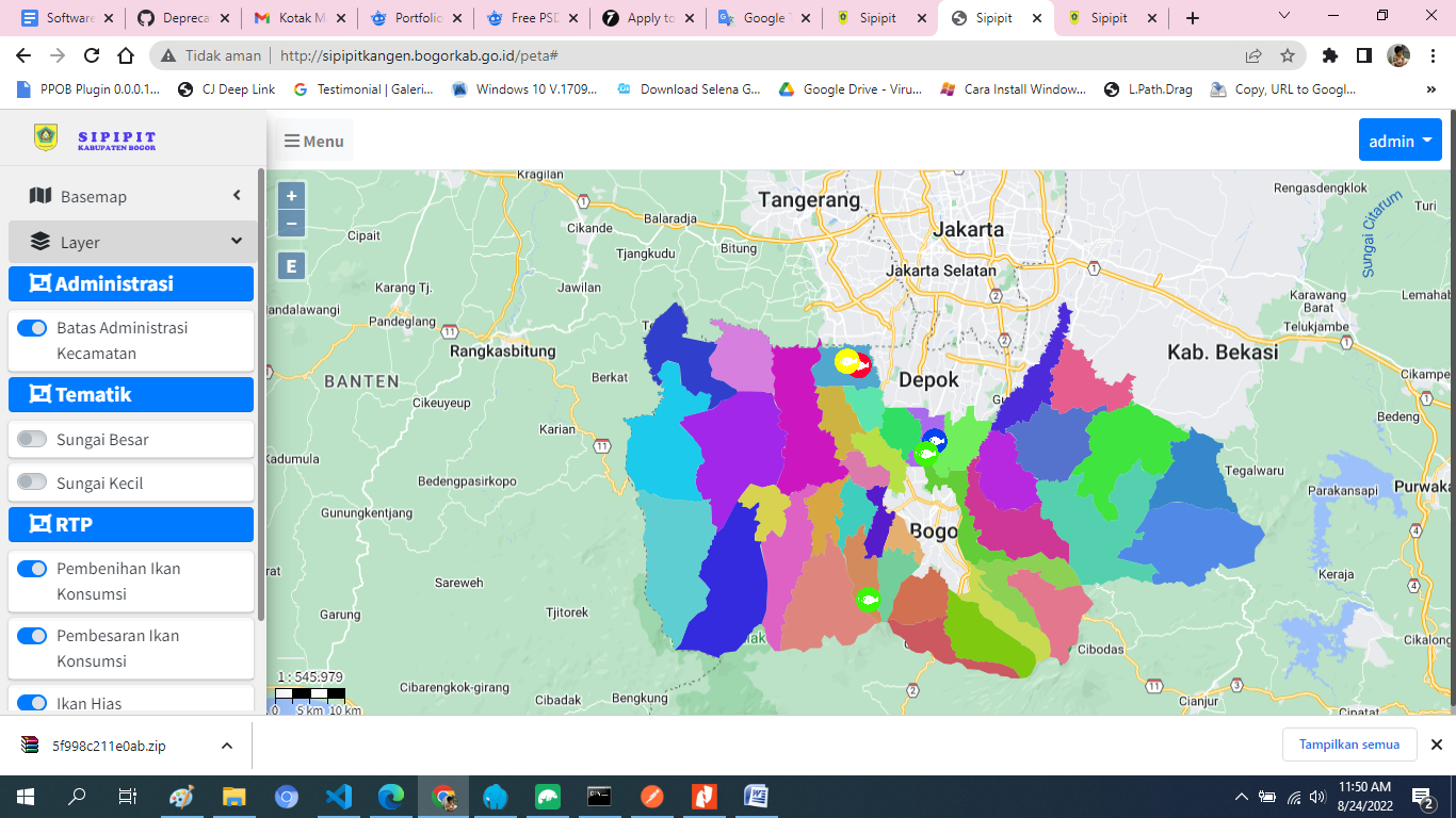 SIPIPIT WebGIS