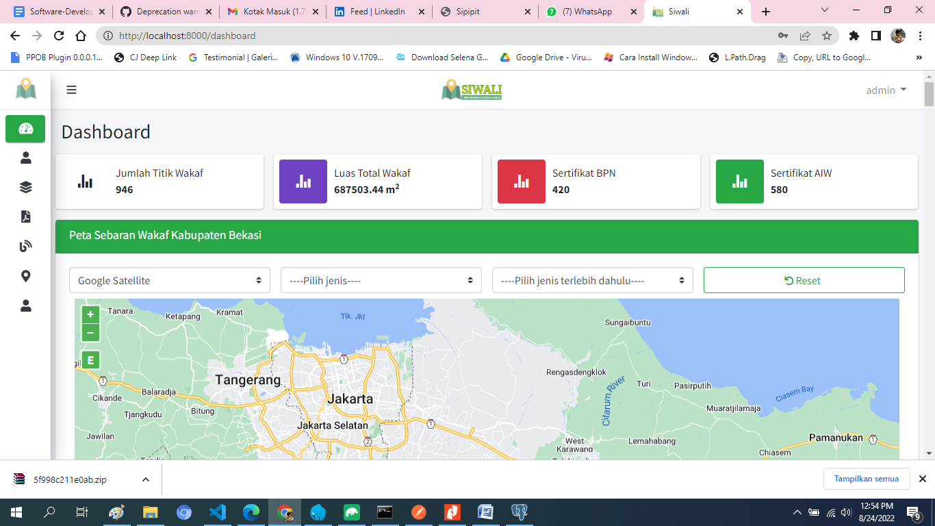 SIWALI WebGIS