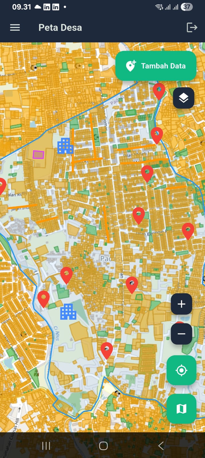 GaleriGIS Datum — Peta Desa